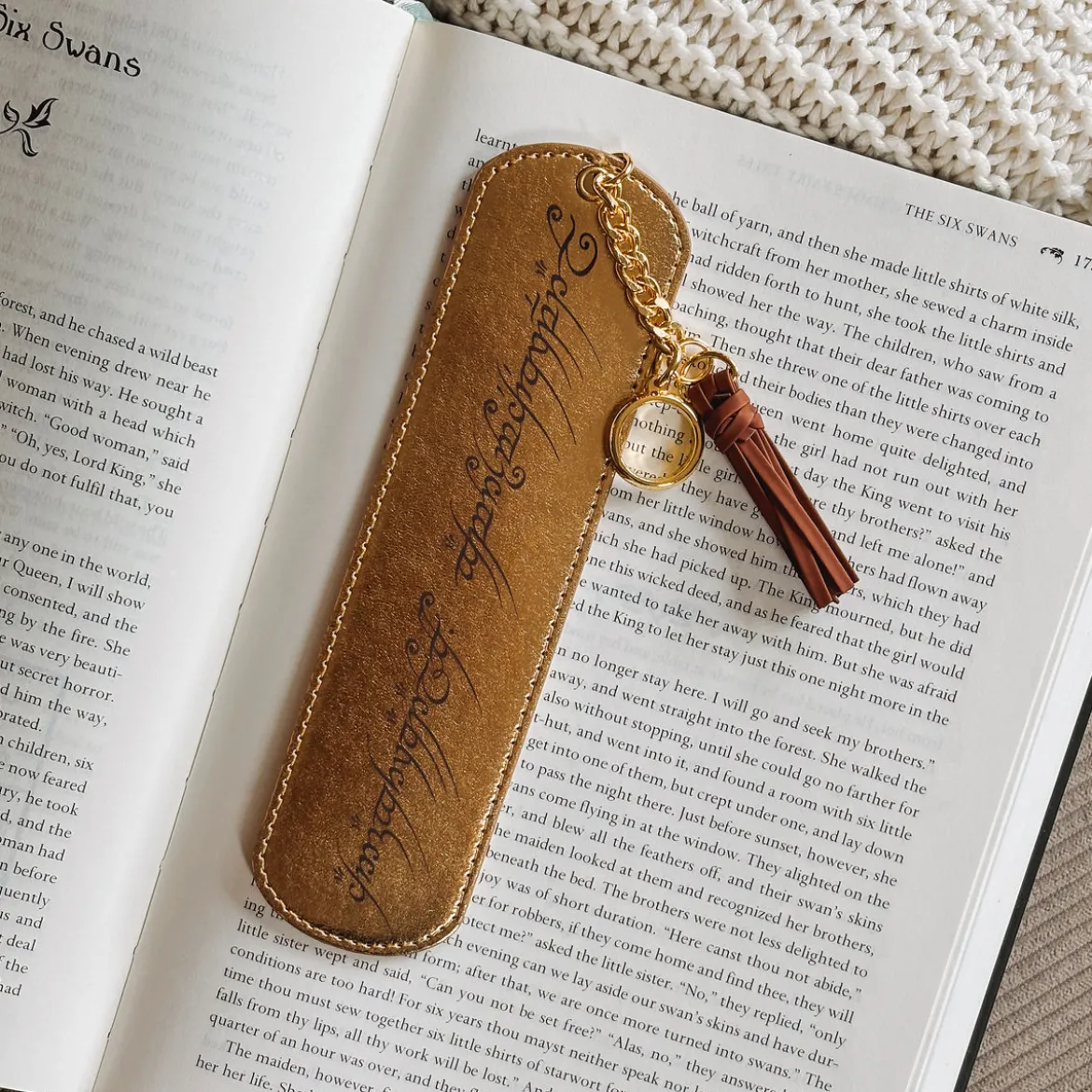 Der Herr der Ringe - Mittelerde Karte und Ringschrift Lesezeichen-Set