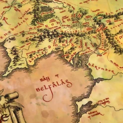 Der Herr der Ringe - Mittelerde Karte Schürze mit Ofenhandschuh