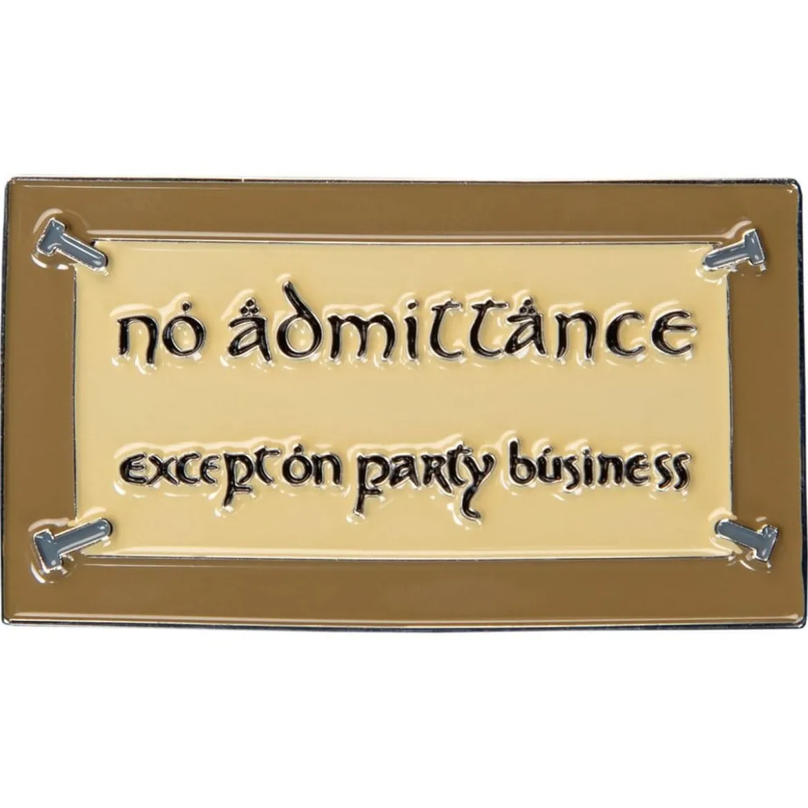 Der Herr der Ringe - No Admittance Magnet