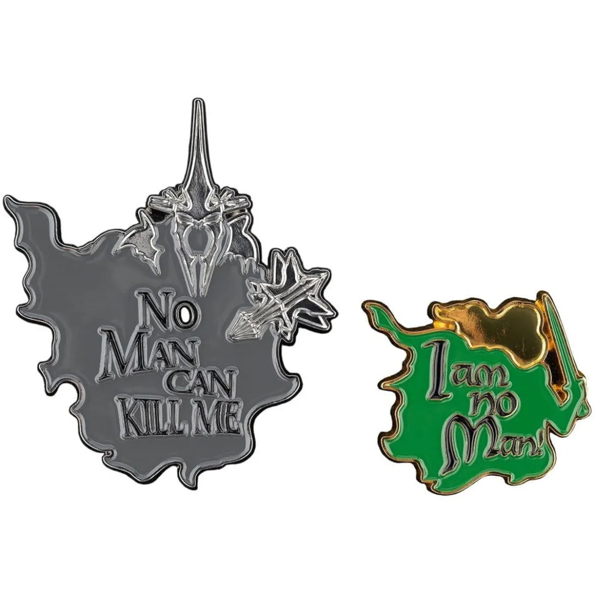 Der Herr der Ringe - No Man can Kill Me & I Am No Man! 2er Pin Set