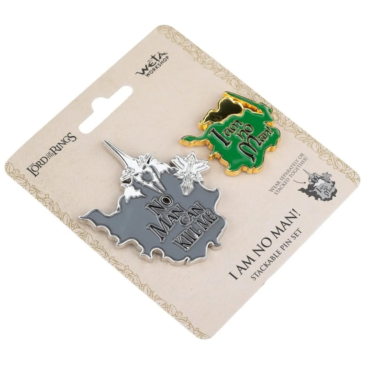 Der Herr der Ringe - No Man can Kill Me & I Am No Man! 2er Pin Set