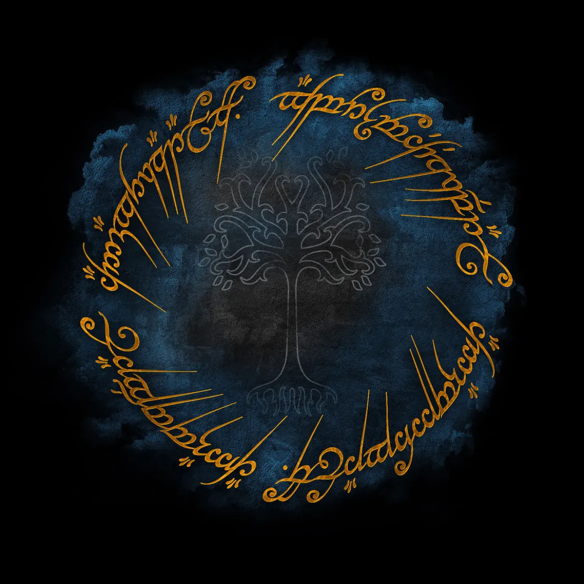 Der Herr der Ringe - Ring der Macht T-Shirt schwarz