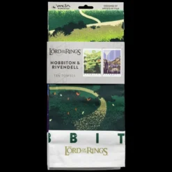 Der Herr der Ringe - Rivendell & Hobbiton Geschirrtuch 2er Set