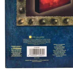 Der Herr der Ringe - Saurons Auge Wandbild mit Licht