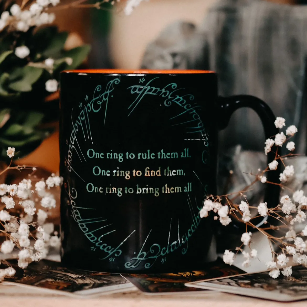 Der Herr der Ringe - Saurons Ring Thermoeffekt Tasse