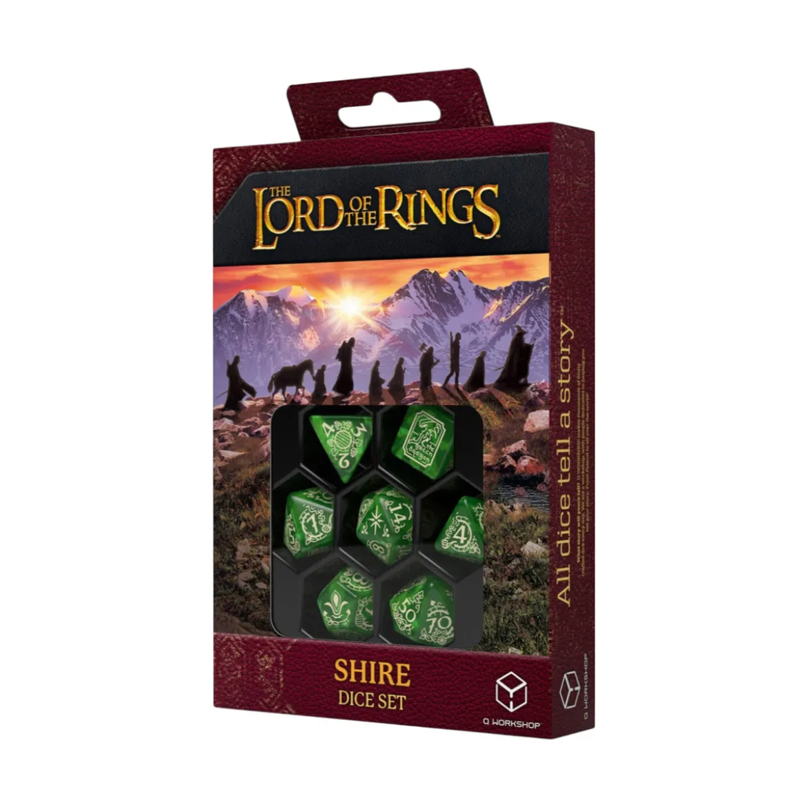 Der Herr der Ringe - Shire RPG Würfel Set 7tlg