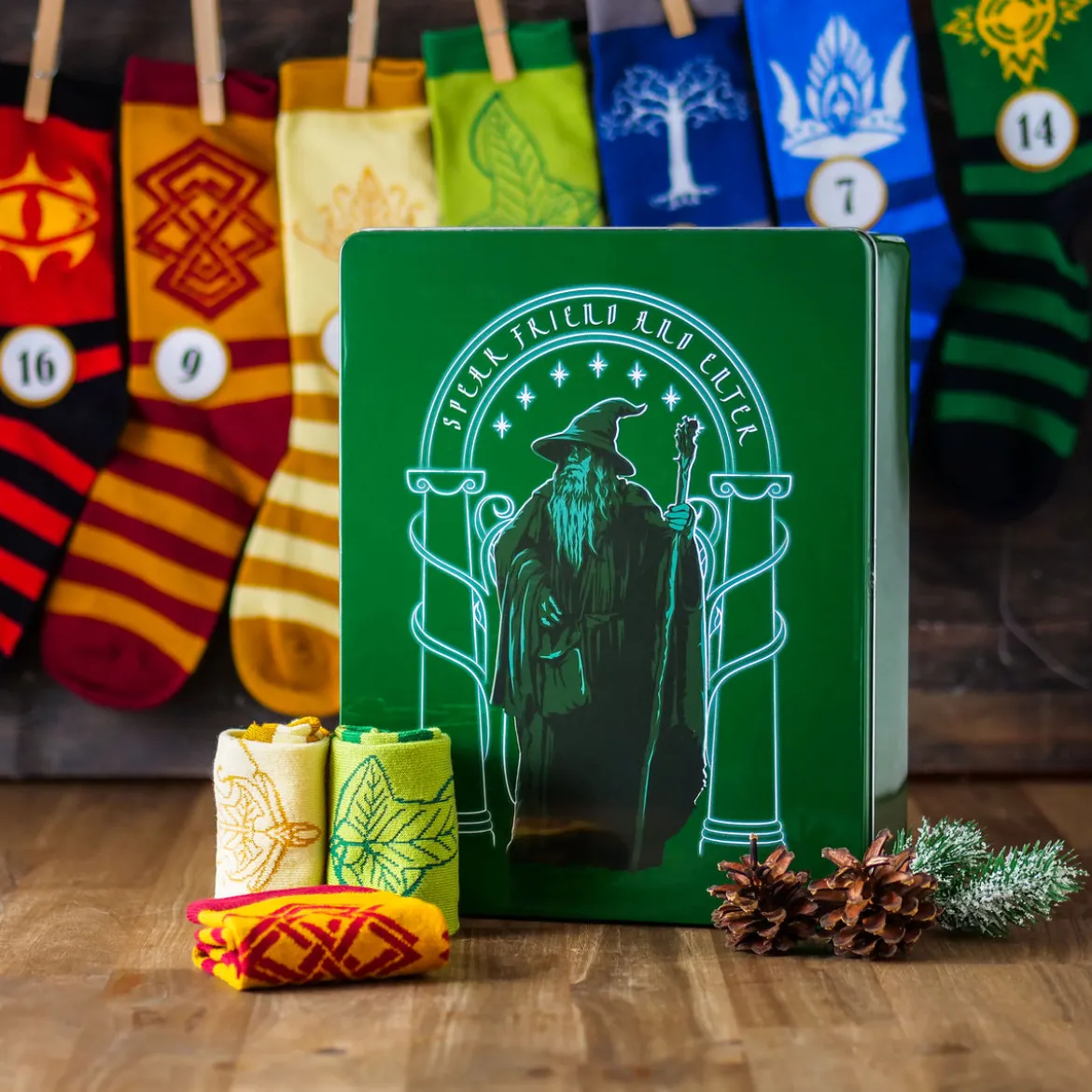 Der Herr der Ringe Socken Adventskalender zum Befüllen
