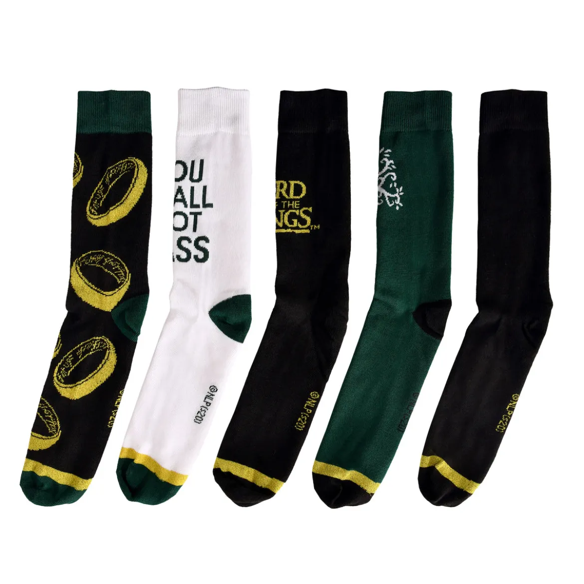 Der Herr der Ringe - Symbol Socken 5er Set