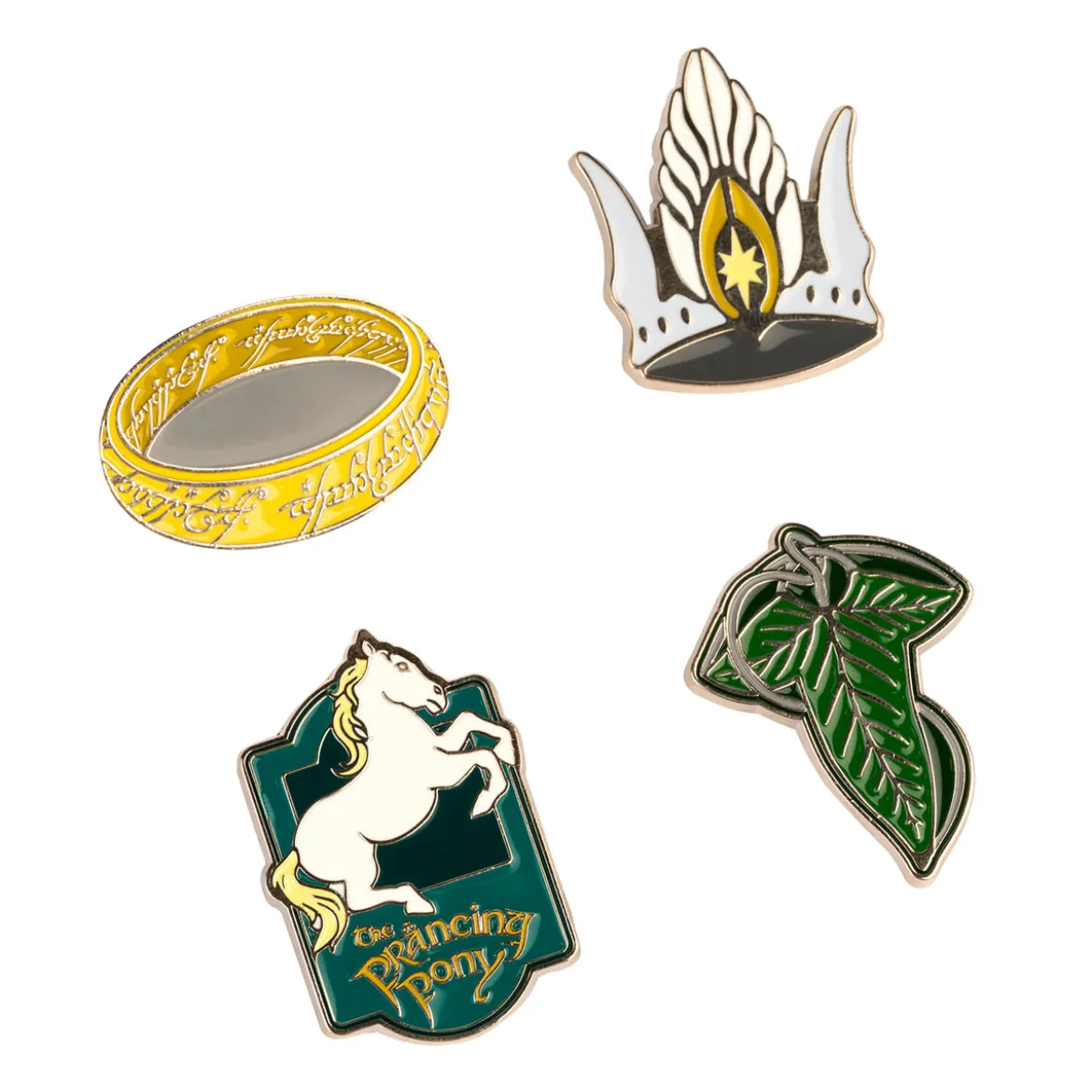 Der Herr der Ringe - Symbols Pins 4er Set