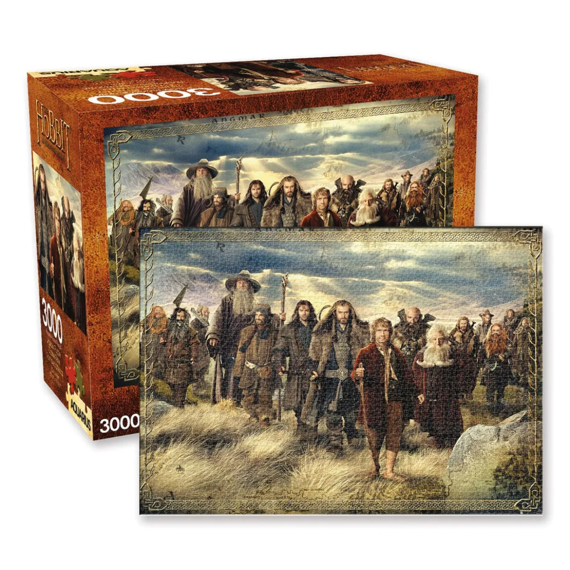 Der Hobbit: Eine unerwartete Reise Puzzle Map (3000 Teile)