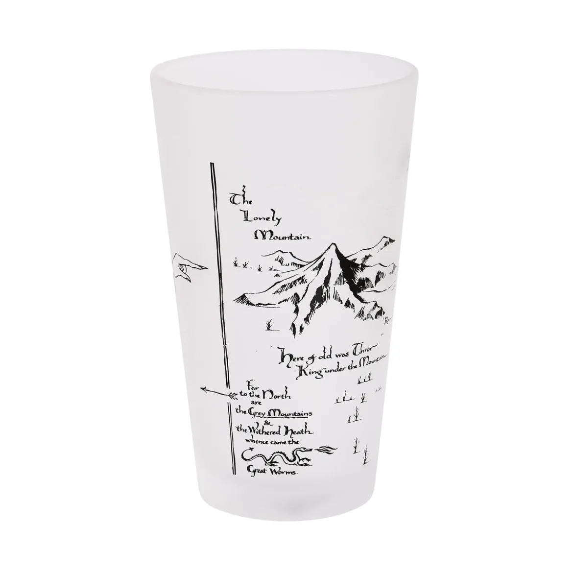 Der Hobbit - Erebor mit Smaug Kälteeffekt Glas