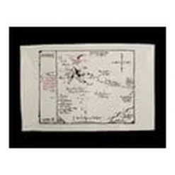 Der Hobbit Geschirrtuch Thorins Map 72 cm