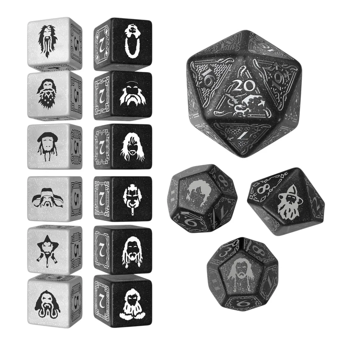Der Hobbit - Umbral Hollow TCG Würfel Set 16tlg