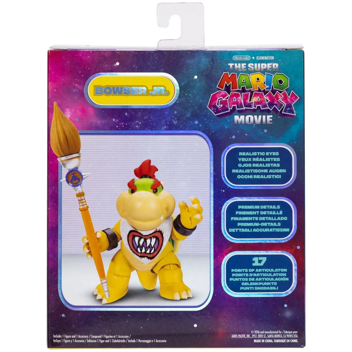Der Super Mario Galaxy Film Actionfigur Bowser Jr. 13 cm
