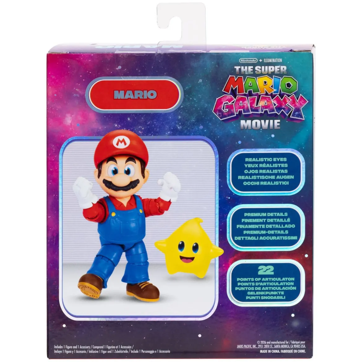 Der Super Mario Galaxy Film Actionfigur Mario 13 cm