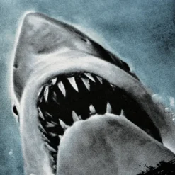 Der weiße Hai - Jaws Poster Shirt schwarz