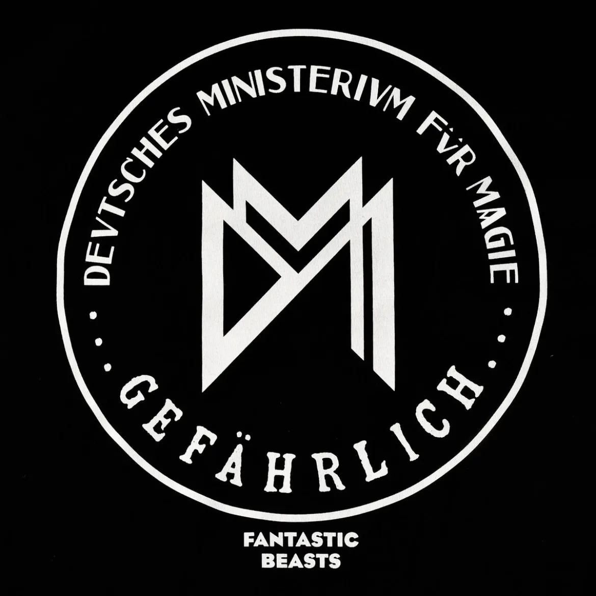 Deutsches Ministerium für Magie T-Shirt schwarz - Phantastische Tierwesen