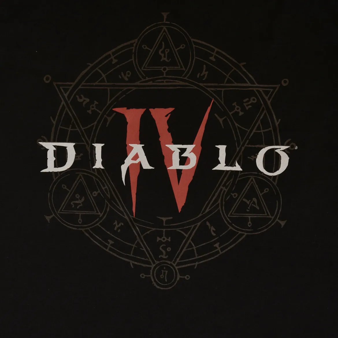 Diablo IV - Hexagramm Logo T-Shirt schwarz