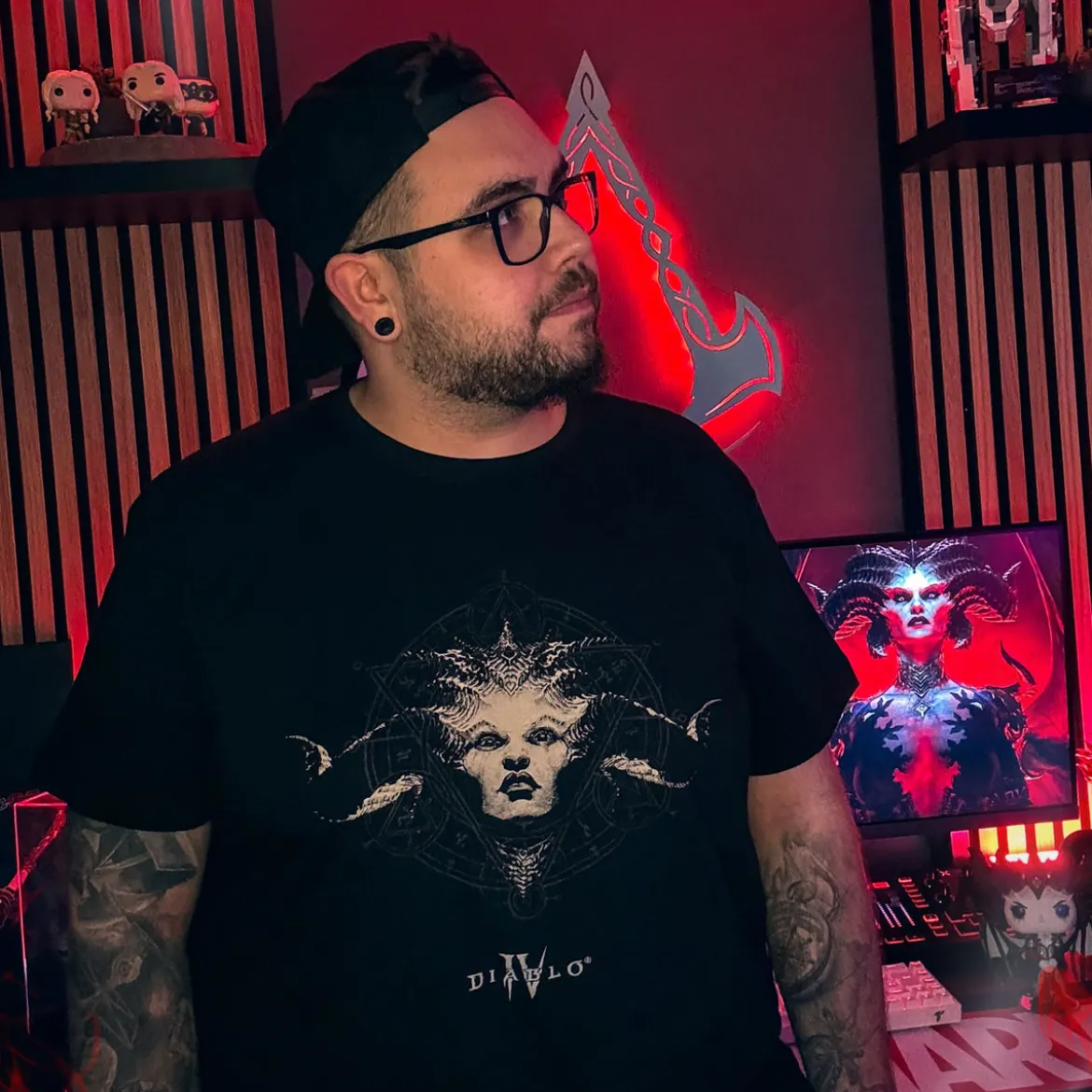 Diablo IV - Queen of the Damned T-Shirt schwarz