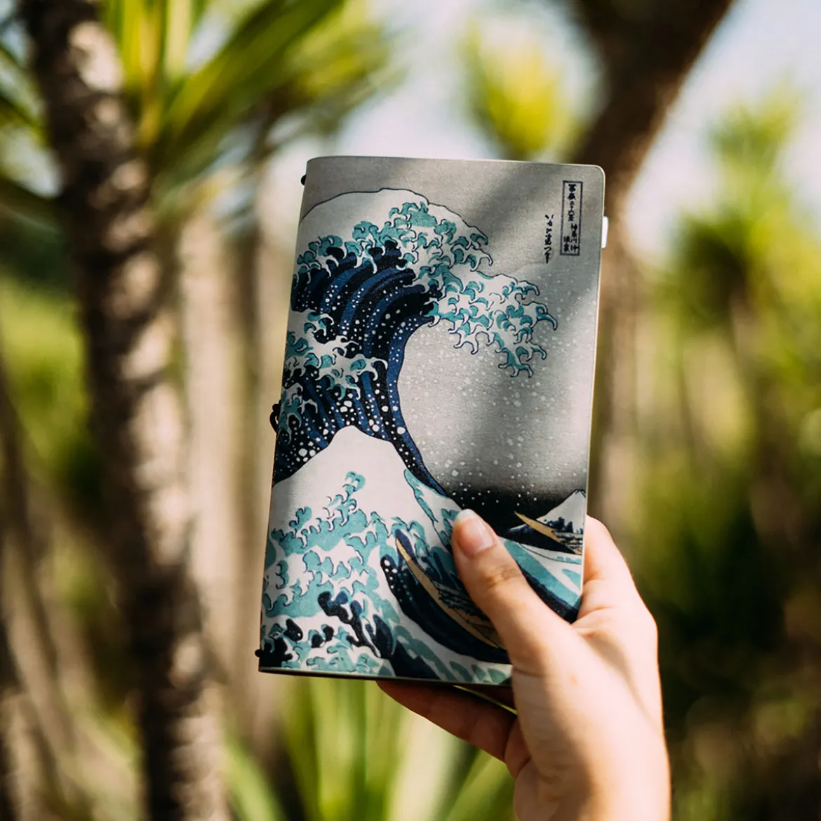 Die große Welle vor Kanagawa - Katsushika Hokusai Notizbuch