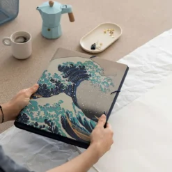 Die große Welle vor Kanagawa - Katsushika Hokusai Dokumentenmappe