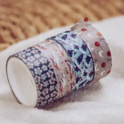 Die große Welle vor Kanagawa - Katsushika Hokusai Washi Tapes 4er Set