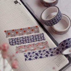 Die große Welle vor Kanagawa - Katsushika Hokusai Washi Tapes 4er Set