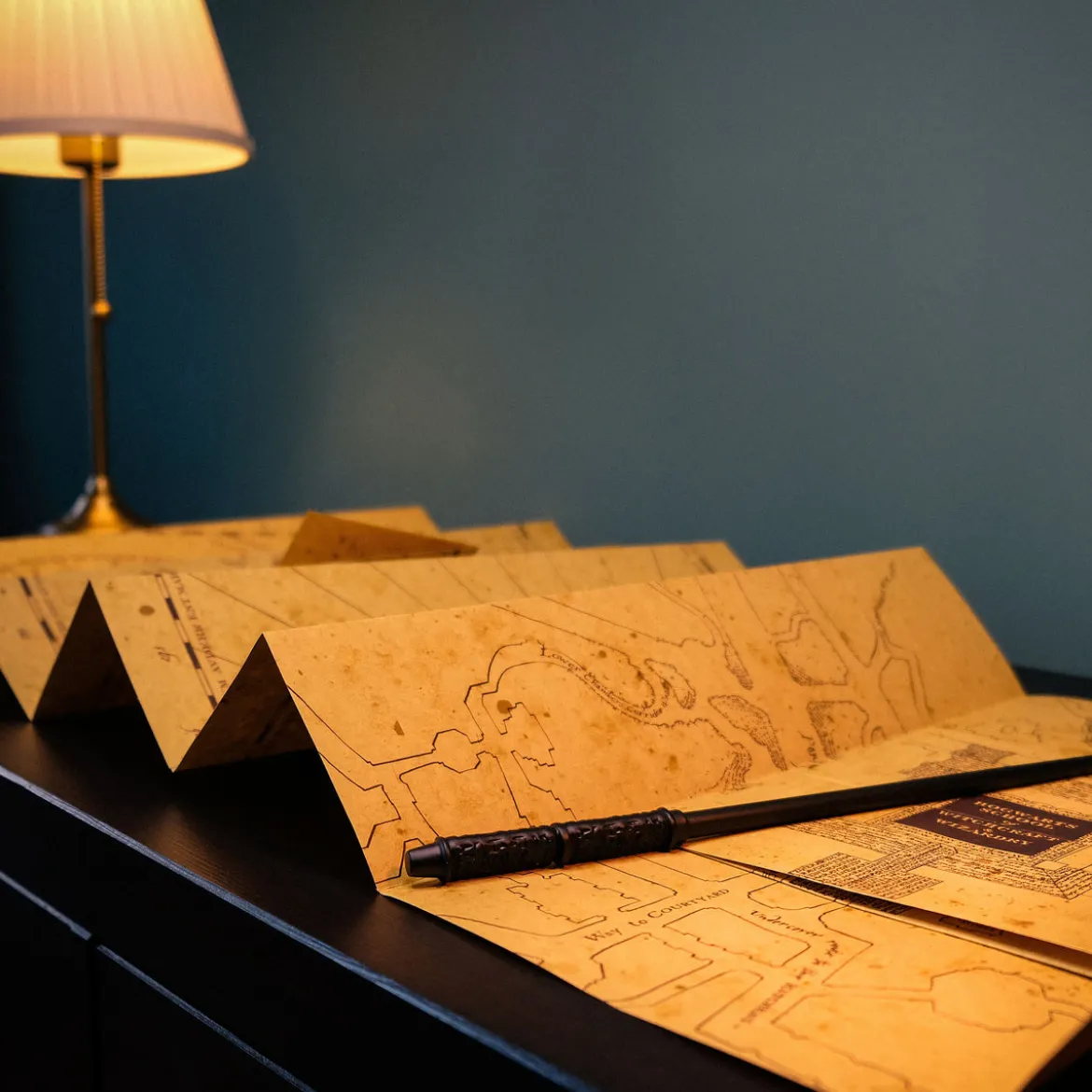 Die Karte des Rumtreibers inklusive Display