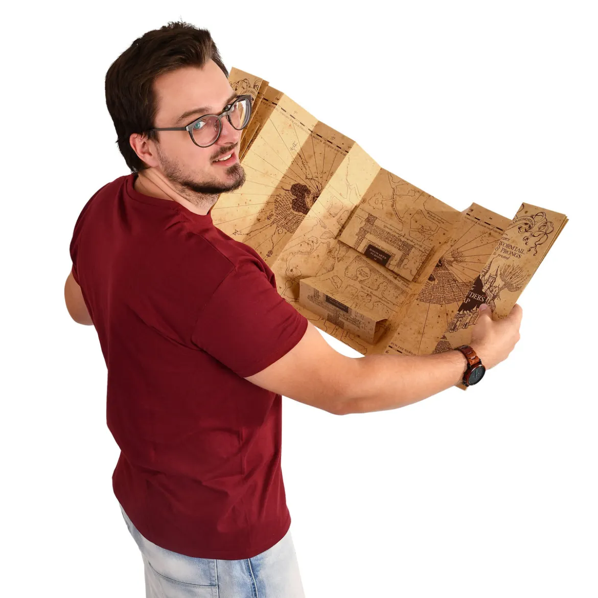 Die Karte des Rumtreibers inklusive Display