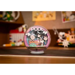 Die Peanuts Puremind Modellbausatz Wooden Theater Globe Cool Pool