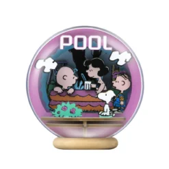 Die Peanuts Puremind Modellbausatz Wooden Theater Globe Cool Pool