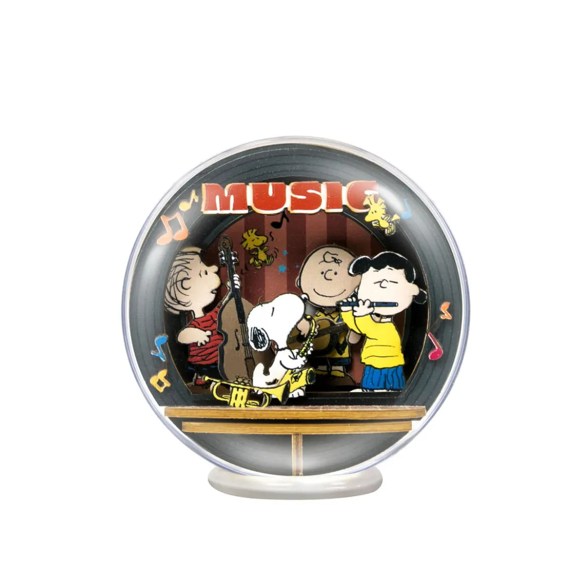 Die Peanuts Puremind Modellbausatz Wooden Theater Globe Night of Music