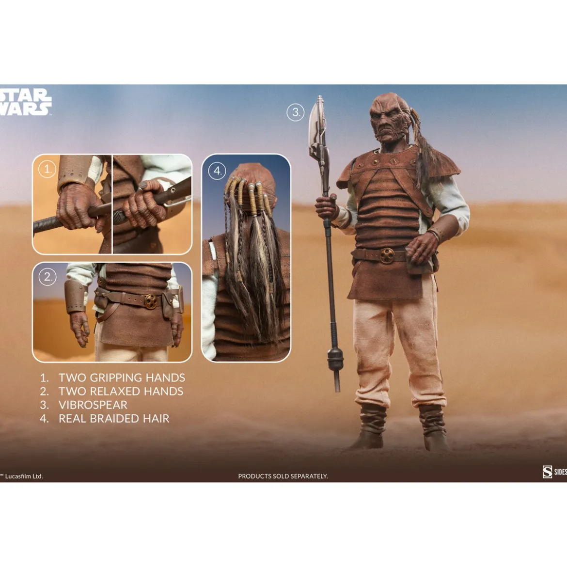 Die Rückkehr der Jedi-Ritter Actionfigur 1/6 Pagetti Rook