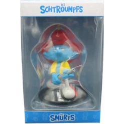 Die Schlümpfe Statue Feuerwehrmann-Schlumpf 12 cm