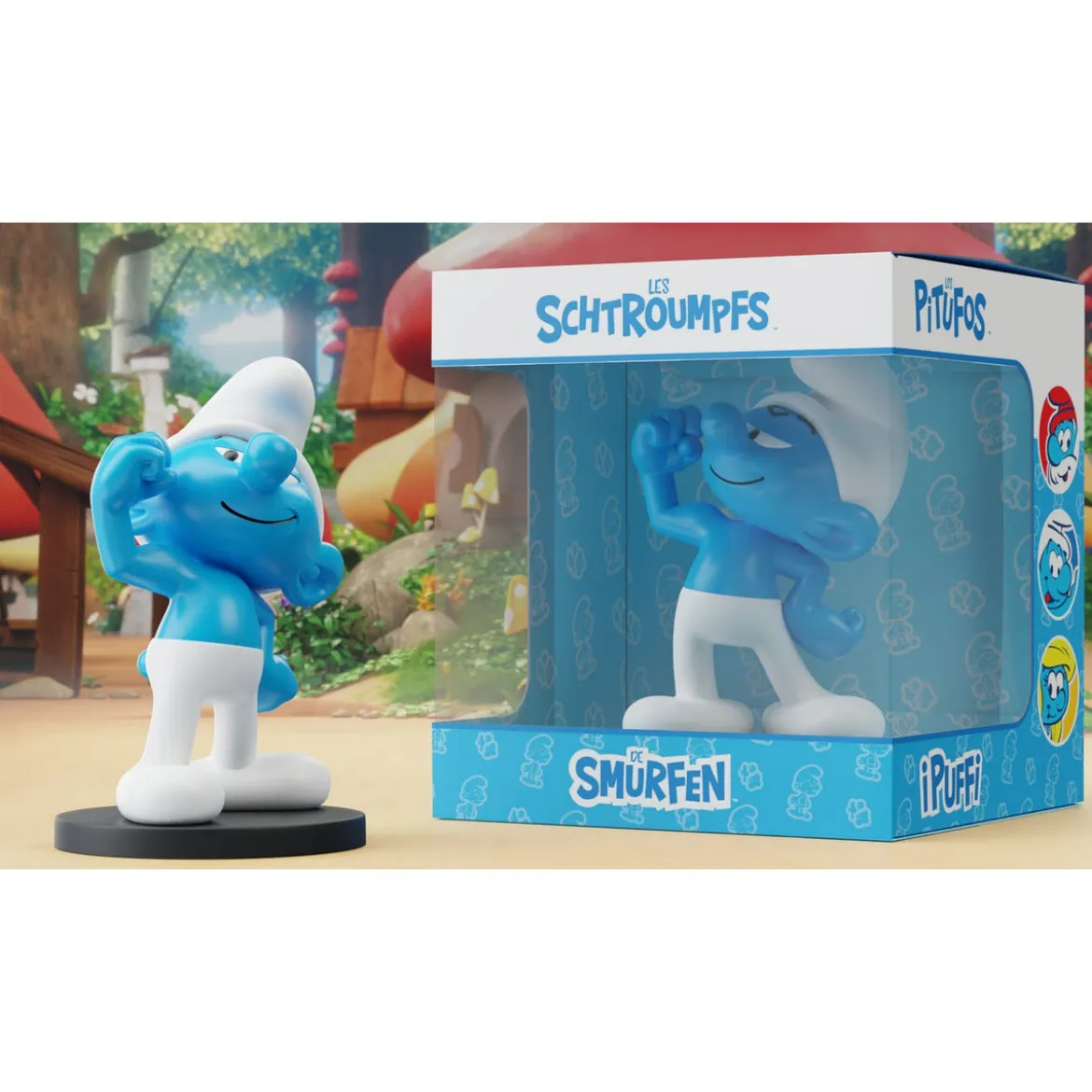 Die Schlümpfe Statue Kraft-Schlumpf 11 cm