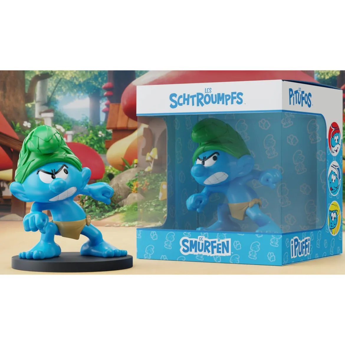 Die Schlümpfe Statue Wilder Schlumpf 10 cm