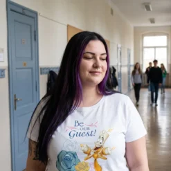 Die Schöne und das Biest - Be Our Guest T-Shirt Damen weiß