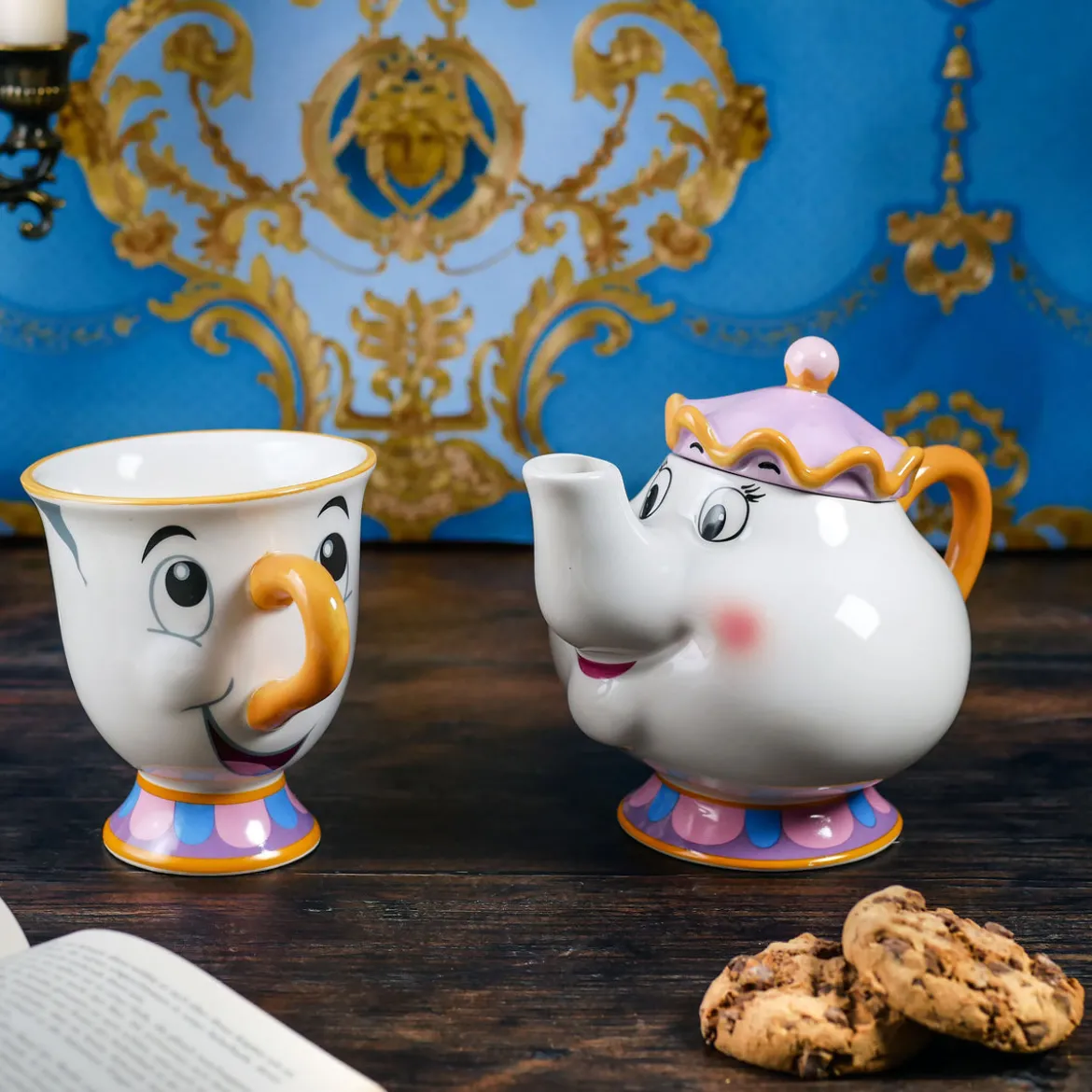 Die Schöne und das Biest - Madame Pottine und Tassilo Tee-Set