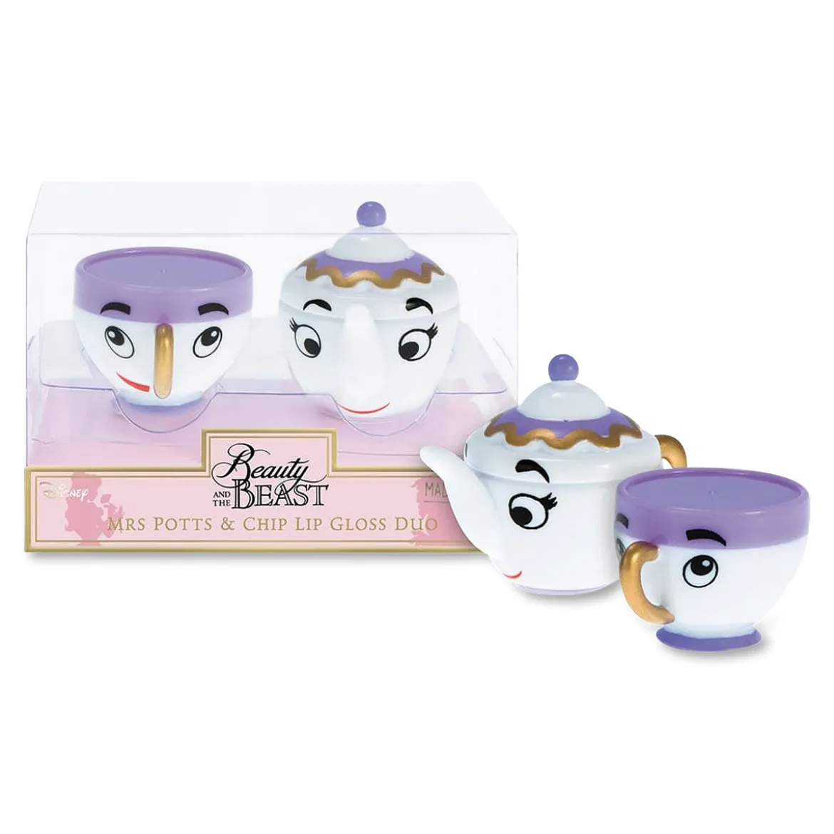 Die Schöne und das Biest - Madame Pottine und Tassilo Lippenbalsam 2er Set