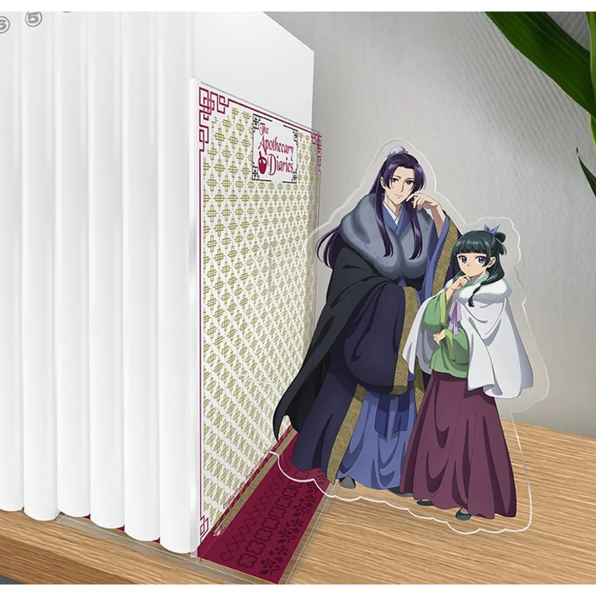 Die Tagebücher der Apothekerin - Maomao und Jinshi Acryl Buchstützen