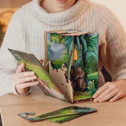Disney - Das Dschungelbuch Book Nook Modell Bausatz Holz