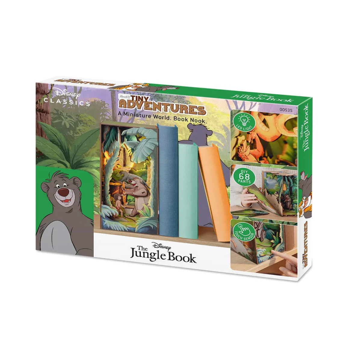 Disney - Das Dschungelbuch Book Nook Modell Bausatz Holz
