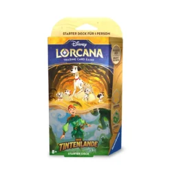 Disney Lorcana Bernstein und Smaragd Starterset - Die Tintenlande Trading Card Game