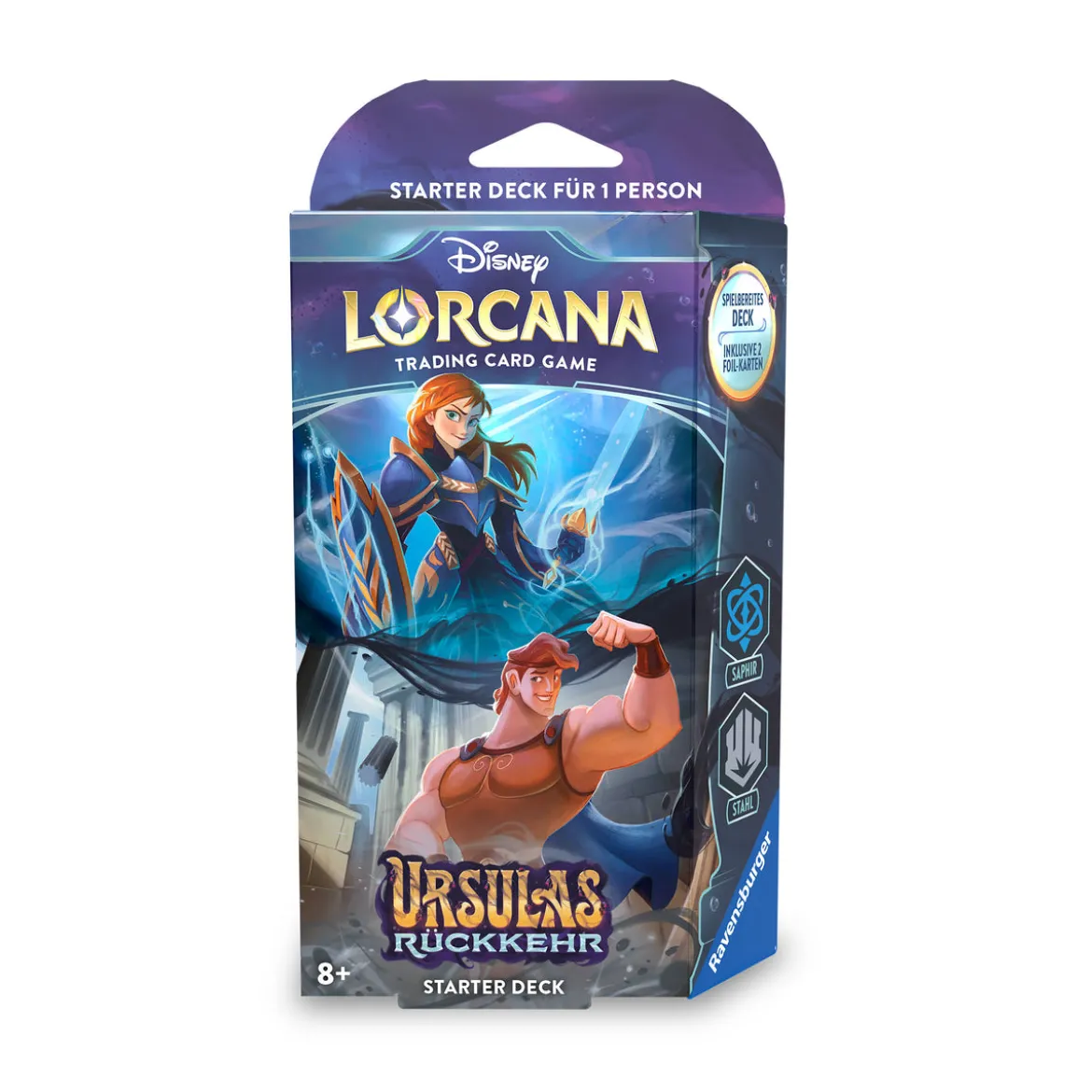 Disney Lorcana Saphir und Stahl Starterset - Ursulas Rückkehr Trading Card Game
