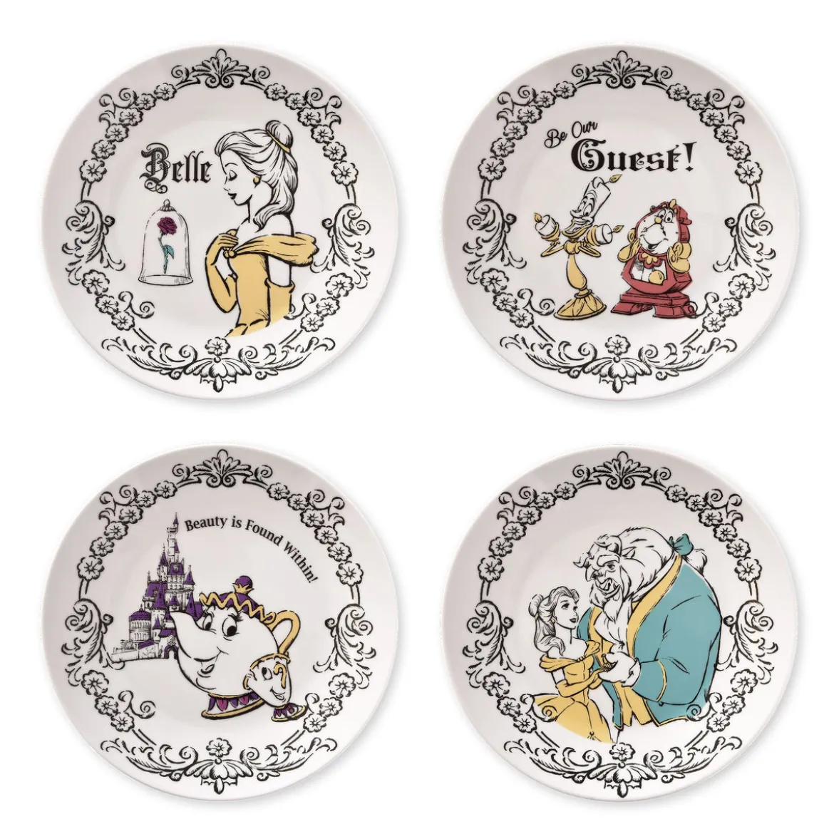 Disneys Die Schöne und das Biest - Characters Tellerset