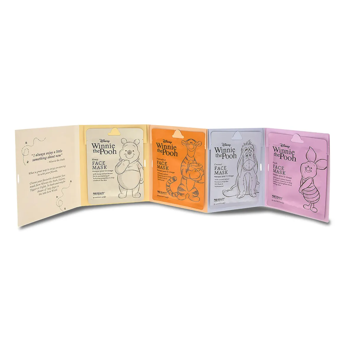 Disneys Winnie Puuh - Characters Sheet Masken 4er Set
