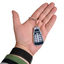 Doctor Who - Dalek Schlüsselanhänger blau-weiß
