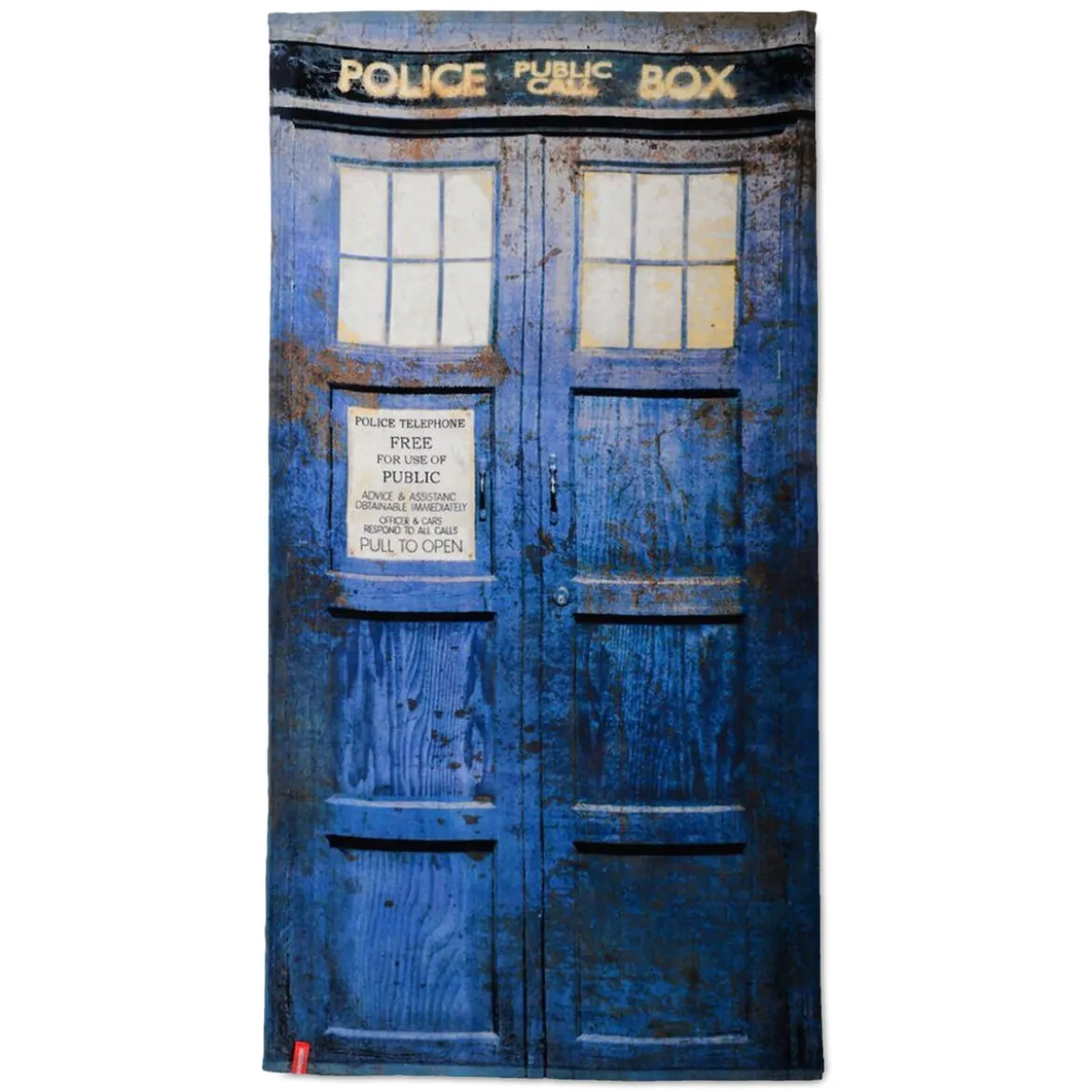 Doctor Who - Distressed Tardis Badetuch