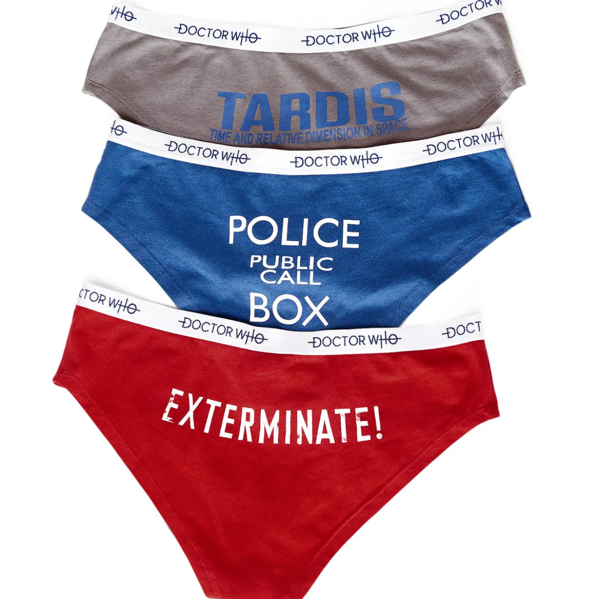 Doctor Who - Tardis & Daleks Panty-Set 3-teilig