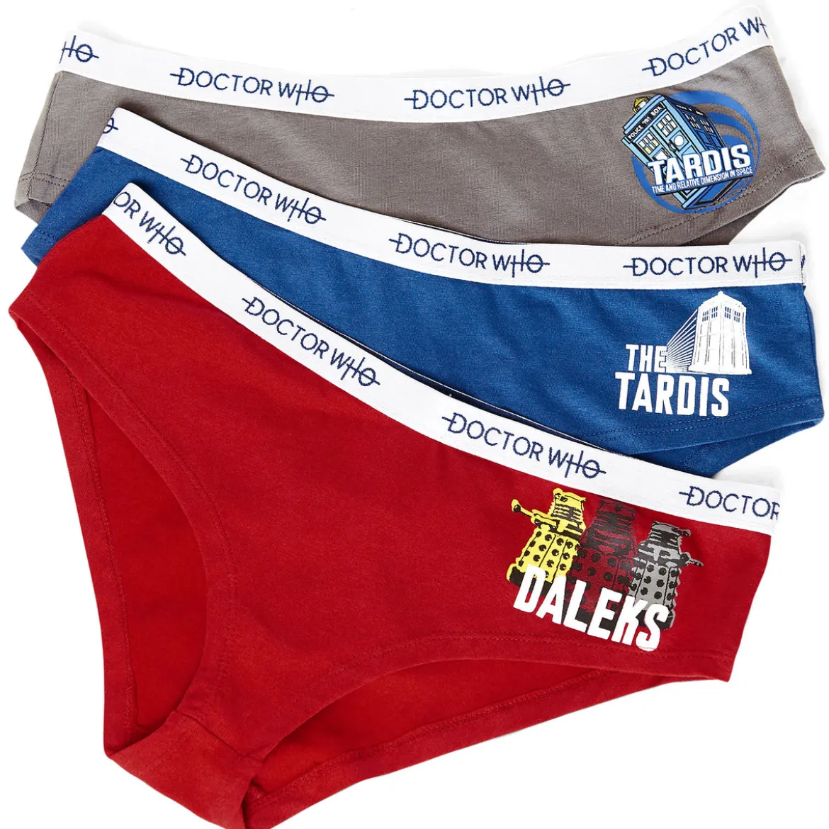 Doctor Who - Tardis & Daleks Panty-Set 3-teilig